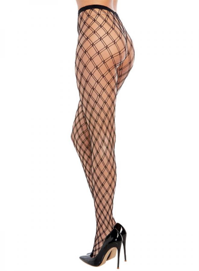 0369 Dreamgirl Double knitted fence net pantyhose