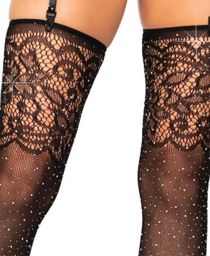 945 Leg Avenue Rhinestone fishnet stockings