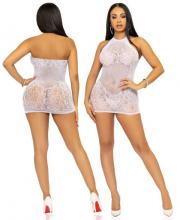 86134 Leg Avenue Rhinestone lace mini dress