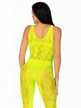89308 Leg Avenue Floral lace convertible footless bodystocking