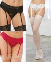 8735 Dreamgirl lace garter belt