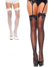 1911 Leg Avenue Sheer thigh highs bow