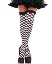 6281 Leg Avenue checkerboard thigh highs