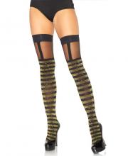 6314 Leg Avenue striped thigh highs