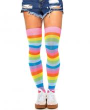 6600 Leg Avenue Acrylic neon thigh highs