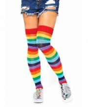 6606 Leg Avenue striped thigh highs