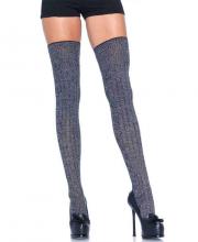 6907 Leg Avenue rib knit thigh