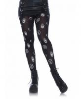 7741 Leg Avenue, opaque printed tights