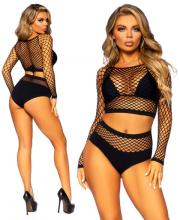 81566 Leg Avenue Industrial Net high waist