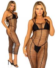 86969 Leg Avenue Horizontal net maxi dress