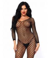 8748 Leg Avenue long sleeved ring net bodystocking