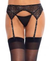 8886 Leg Avenue Rhinestone garter belt