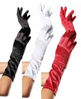 8B Leg Avenue, Satin elbow length gloves.