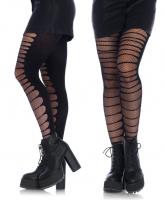 9807 Leg Avenue, Double layer shredded fishnet tights.