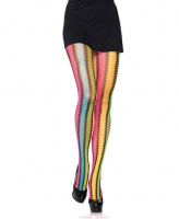 9941 Leg Avenue, Rainbow zig-zag net pantyhose